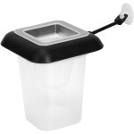 Yemaesre - fish tank entonnoir feeder en plastique rouge avec ventouse pour nmatodes et insectes accessoire ...