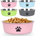 Yemaesre - gamelle inox chien, bols pour chats et chiens en acier inoxydable, gamelle pour en acier inoxydable ...