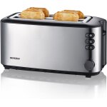 Yemaesre - grillepain automatique 1 400 w, toaster compact 2 fentes jusqu'a 4 tranches, grille - pain ...