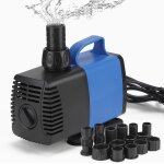 Yemaesre - pompe a eau submersible, 35w pompe d'aquarium ultra silencieuse, pompe de fontaine avec 10 ...