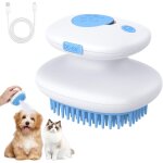 Yemaesre - vapeur chat, 3 en 1 [mas , pulvrisation & elimination des poils] chien chat a vapeur, silicone ...
