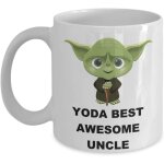 Yoda best awesome oncle - cadeaux de f�te d'anniversaire de no�l pour hommes, lui, f�te des p�res, famille ...