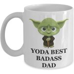 Yoda best badass dad ? cadeaux d'anniversaire de f�te de no�l pour papa, homme, pour la f�te des p�res, ...