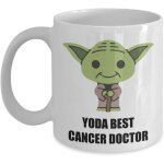 Yoda best cancer doctor mug ? anniversaire f�te de no�l cadeaux fantaisie pour employ�, personnel, coll�gue ...