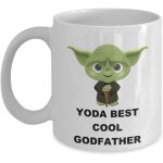 Yoda best cool godfather - cadeaux d'anniversaire de f�te de no�l pour hommes, lui, f�te des p�res, famille ...