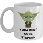 Yoda best cool stepson - cadeaux de f�te d'anniversaire de no�l pour hommes, lui, f�te des p�res, famille ...