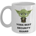Yoda best security guard ? cadeaux de f�te d'anniversaire de no�l pour le personnel des employ�s, mari, ...