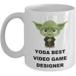 Yoda meilleur concepteur de jeux vido ? cadeaux de fte d'anniversaire de nol pour le personnel des ...