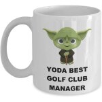 Yoda meilleur directeur de club de golf ? cadeaux de f�te d'anniversaire de no�l pour le personnel des ...