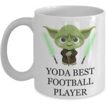 Yoda meilleur joueur de football anniversaire cadeaux drles prsents pour les fans de star wars jedi ...