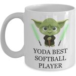 Yoda meilleur joueur de softball anniversaire cadeaux drles prsents pour les fans de star wars jedi ...