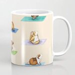 Les yoguineas - cochons d'inde yoga - namast - foin ! tasse a café de 11 onces Les yoguineas - cochons d'inde yoga - namast - foin ! tasse a café de 11 onces