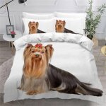 Yorkshire terrier housse de couette x imprim�� d chien animal parure de lit personnes ado fille enfants ...