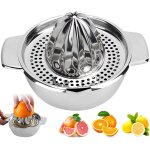 Ytseazn - presse agrume manuel, presse inox pour citrons, oranges et agrumes, facile a nettoyer Ytseazn - presse agrume manuel, presse inox pour citrons, oranges et agrumes, facile a nettoyer