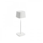 Zafferano lampe de table ofelia pro (blanc - aluminium peint et polycarbonate)