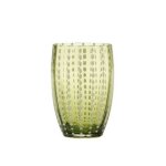 Zafferano perle 6 verres tumbler vert pomme