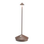 Zafferano set de 3 lampes de table pour l'ext�rieur pina (corten - aluminium peint et polycarbonate)