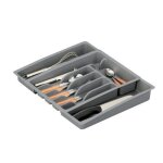 Zeller 24887 range - couverts modulable en plastique 28 - 48 x 38 x 6, 5 gris import allemagne
