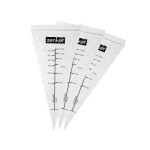 Zenker 44732 lot de 10 poches a douilles jetables en plastique, poche a douille gradue, poche a douille, ...