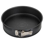 Zenker 6508 moule a manqu, moule a savarin, moule rond, moule a gteau, acier, noir, 26 x 26 cm
