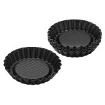 Zenker 6531 moules a tartelettes renverses par 6, plats a tartelettes, moule a tarte, moule a gteau, ...