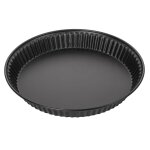 Zenker 7542 moule a quiche lorraine, moule a tarte, moule a tarte 28 cm, moule pour quiche, acier, noir, ... Zenker 7542 moule a quiche lorraine, moule a tarte, moule a tarte 28 cm, moule pour quiche, acier, noir, ...