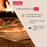 Zenker 7703 pelle a tarte, plateau, pelle a pizza, plaque a gnoise, accessoire de cuisine, transfert ...