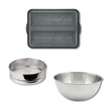 Zenker 9983150 ensemble de 3 ustensiles spécial baguette, plaque a baguette, tamis, bol a mixer, silicone ... Zenker 9983150 ensemble de 3 ustensiles spécial baguette, plaque a baguette, tamis, bol a mixer, silicone ...