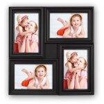Zep cadre multi vues malaga 4 photos - 10x15 cm - noir - r�sine