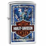 Zippo bleu harley davidson Zippo bleu harley davidson