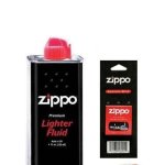 Zippo recharge d'essence pour briquet + mèche + 6 pierres 125 ml Zippo recharge d'essence pour briquet + mèche + 6 pierres 125 ml