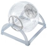 Zolux - boule d'exercice 2 en 1. � 18 cm. pour hamster et souris. couleur grise. - zo - 280024