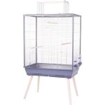 Zolux cage grillag�e sur�lev�e pour oiseau - pour perruche, calopsitte, canari - 81 x 48 x 152 cm - n�olife ...