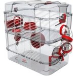 Zolux cage sur 2 etages pour hamsters. souris et gerbilles - rody3 duo - l 41 x p 27 x h 40. 5 cm - grenadine ...