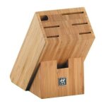 Zwilling - bloc vide bambou couteaux et fusil - marron Zwilling - bloc vide bambou couteaux et fusil - marron
