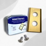 15 lames robot tondeuse en titane - compatibles kress, worx et einhell 3700799100536
