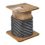 Chane trononneuse stihl 36210001640 pas : 3 / 8  jauge : 1. 6 maillons : rouleau 100 pieds 0795711190880 ...