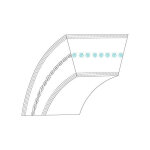 Courroie trapzodale briggs et stratton - 1737441yp 0024847978285
