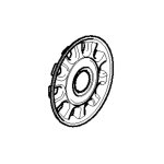 Couvre moyeu gris roues avant tondeuse  batterie stiga - ggp - 322110493 / 0 7313323006967