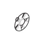 Enjoliveur roue arrière tondeuse batterie alpina - ggp - 322110637 / 0 7313323007063 Enjoliveur roue arrière tondeuse batterie alpina - ggp - 322110637 / 0 7313323007063