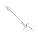 Essieu roue avant tondeuse ggp - 381001223 / 1 8008984327375
