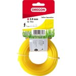 Fil dbroussailleuse carr nylon jaune 2. 0mm / 15m oregon 69 - 406 - y 5400591067577