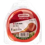 Fil dbroussailleuse rond nylon orange 2. 4mm / 15m oregon 69 - 362 - or 5400591067331