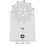 Guide chane trononneuse 363rnfd009 guide: 91 cm pas: . 404 jauge: 1. 6 maillons: 104 powercut 5400182046561 ...