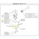 Palier de lame pour gyrobroyeur delmorino dmk150 / 3 - dmk060vd 3666973251671