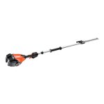 Taille - haies sur perche long x - series 50, 4 v 53, 6 cm echo avec 2 batteries 2, 5ah + chargeur dhca ...