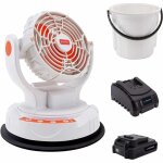 Ventilateur brumisateur yard force lf c36 6h - batterie - 20v 2ah 6939500729477