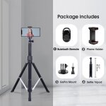 1. 6mls - b2 - perche a selfie pour tlphone portable, trpied pliable en alliage d'aluminium, avec ...