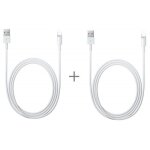 1 + 1 chargeur c�ble 1 m�tre blanc renforc� usb synchronisation data pour iphone 7
