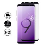 1 film en verre tremp� pour samsung galaxy s9 + / s9 plus 6. 2  bord incurv� resistant - noir